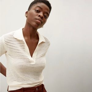 Everlane Open Knit Polo